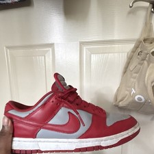 Nike Men s Red/Gray Colorblock Low Top Lace-U...