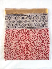Boho Bagru Print Handmade Sarong Wrap Indian 100% Cotton Sarong Large Size
