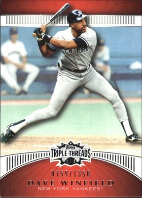 2010 Topps Triple Threads #46 Dave Winfield /1350 New York Yankees