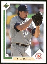 Roger Clemens 1991 Upper Deck #655 Red Sox MLB READ FREE SHIPPING AutographDen