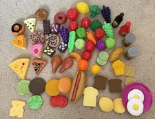 Play Food Lot Pretend Play Kitchen Fruits Vegetables Hotdog Hamburger Cookies