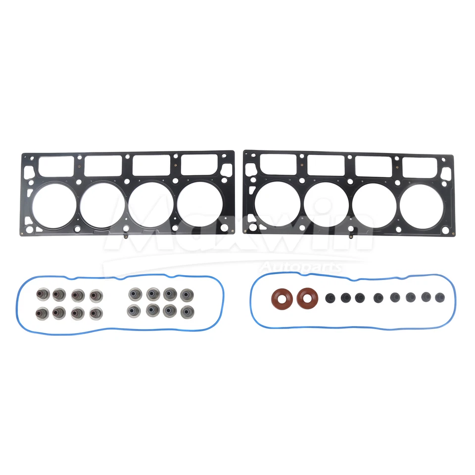 Head Gasket Set Timing Chain Kit Fit Chevrolet Express Silverado 2500 GMC Savana - Image 3 of 4