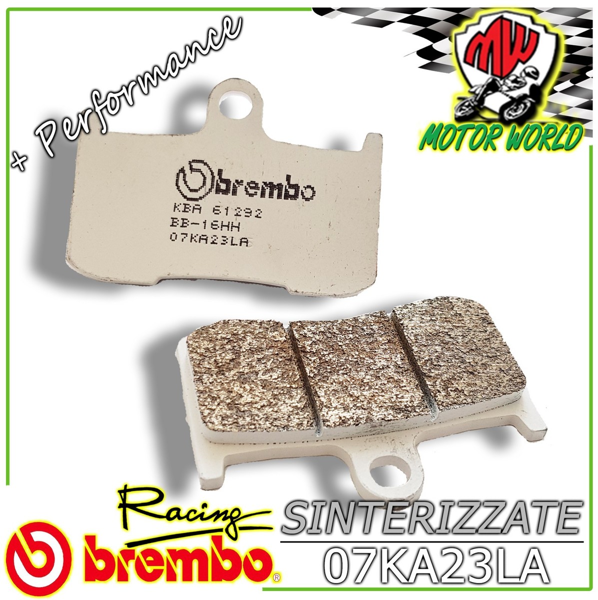 07KA23LA Brembo Sinter Front Brake Pads Triumph Tiger 1050