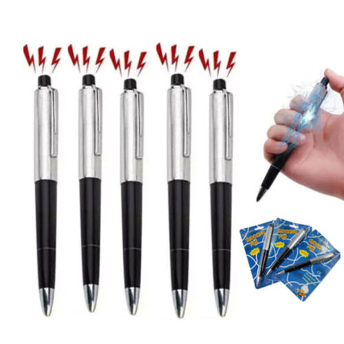 5/10pcs Electric Shock Pen Practical Joke Gag Prank Funny Trick Fun Toy Gift AU - Picture 11 of 15
