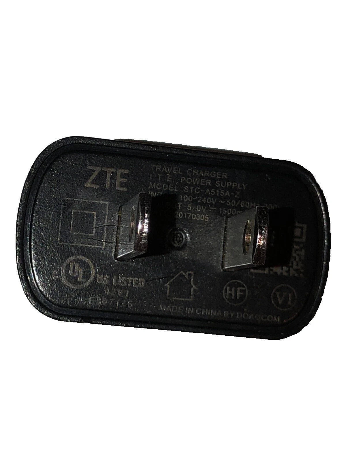 ZTE Black Cell Phone Chargers & Holders