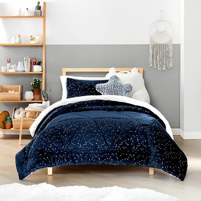 Ugg Milo 2 Piece Reversible Comforter Set Navy Size Twin Ebay