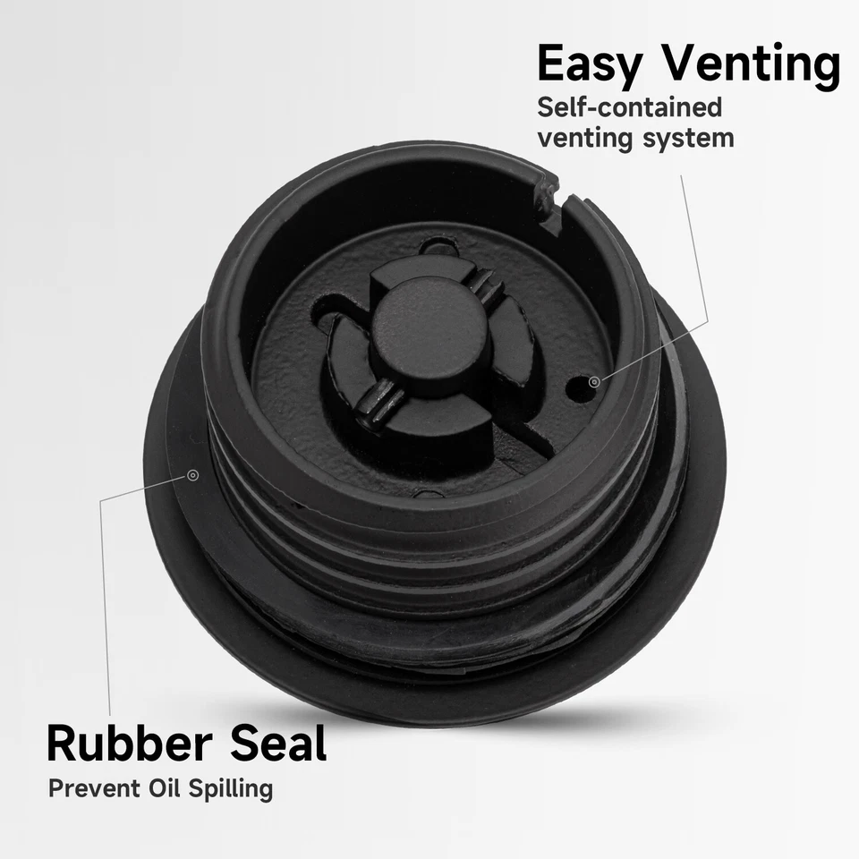 Tapa de llenado de combustible de montaje empotrado ventilada negra mate para Harley EE. UU. Foto 3 de 4