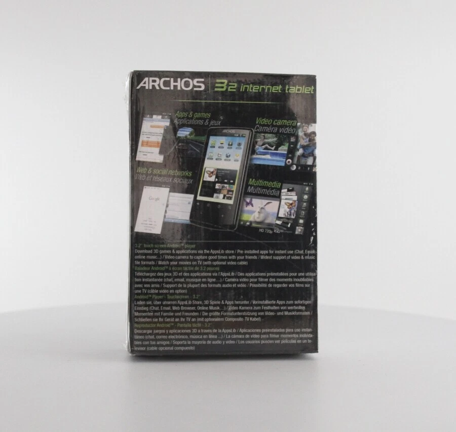 Archos 32 Internet Tablet - 3.2-in TFT LCD Display - 8GB - Android (501570) - Image 3 of 4