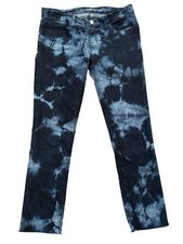 J Brand Women Cropped Skinny Stretch Low Rise Blue Denim Jeans W29 L27