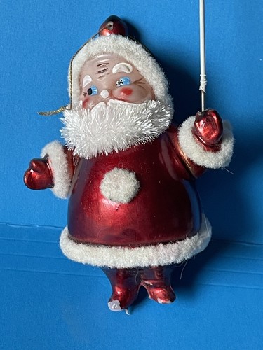 Vintage Ohio State Buckeyes decorazione natalizia OSU Go Bucks Babbo Natale mini bandiera - Foto 2 di 14