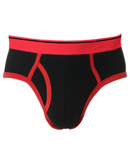 Cotton Traders Pack of 3 Contrast Briefs Black XL Td001 HH 01 for sale
