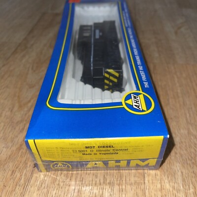 Vintage AHM Illinois Central 420 Yugoslavia Diesel Switcher HO Engine Locomotive