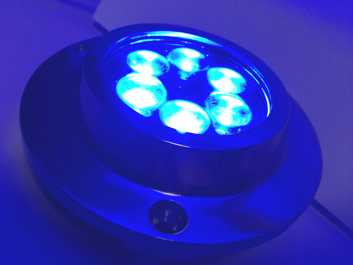 Blue Boat Led # SUPER BRIGHT S.S.316 MARINE BLUE UNDERWATER LIGHT BOAT 6 LED 14W ...