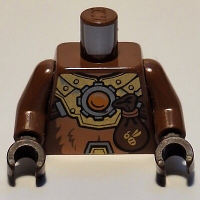 Lego Torso Fur with Gold Mechanical Armor, Chi Emblem 973pb1877c01