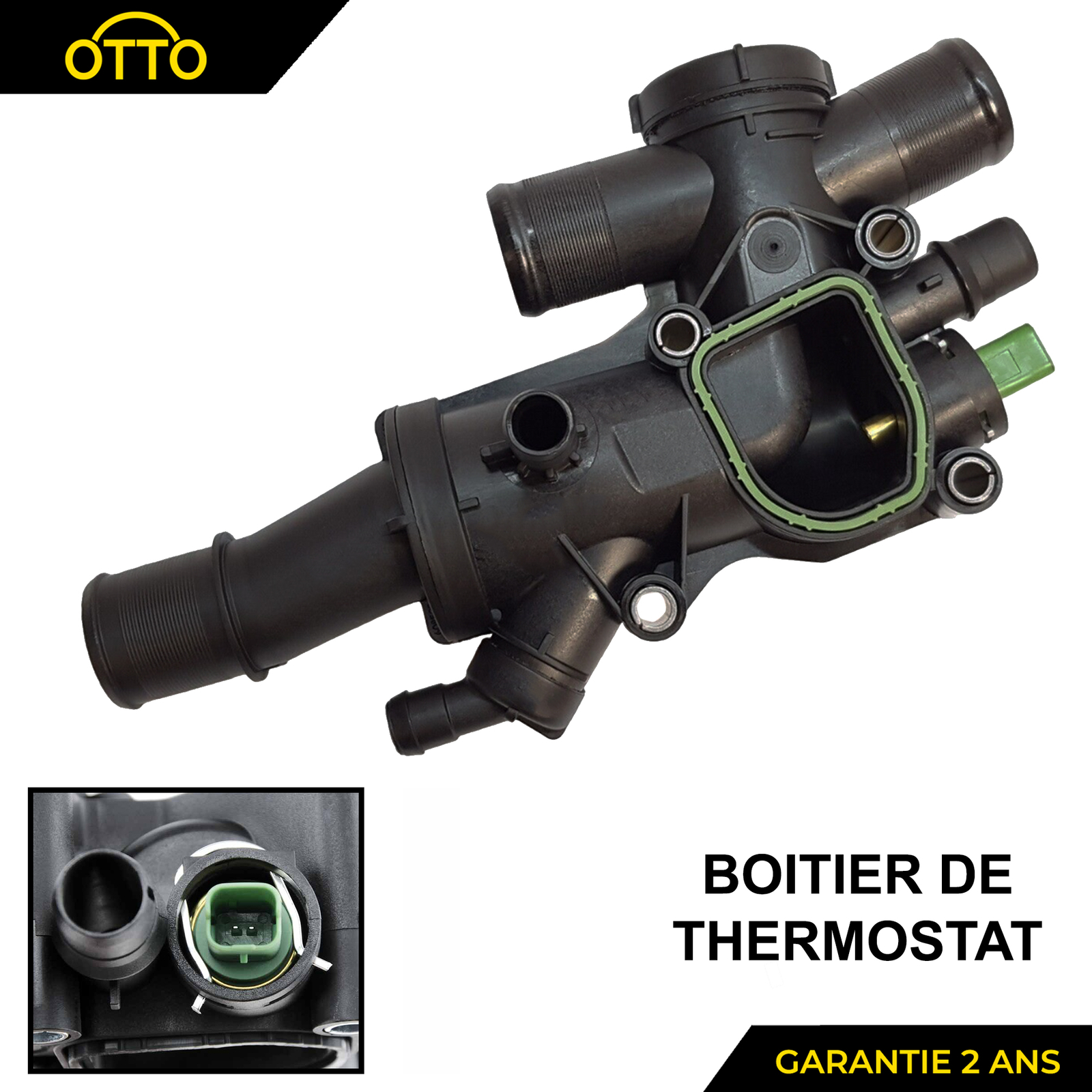 Boite thermostat Volvo V70 S40 II pour réparer une fuite de liquide de refroidissement 30725119