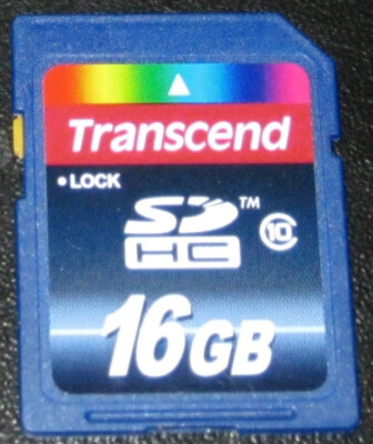 Transcend 16GB SDHC Karte Class 10 (Premium)