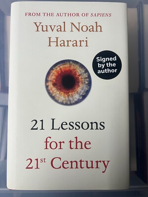 SIGNIERT - YUVAL NOAH HARARI - 21 LEKTIONEN FÜR DAS 21. JAHRHUNDERT - NEU HARDCOVER 1.