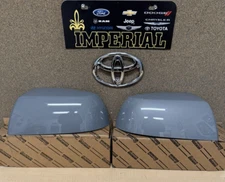 2017-2021 TOYOTA TUNDRA 1H5 CEMENT MIRROR COVERS LEFT & RIGHT GENUINE OEM