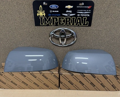 2017-2021 TOYOTA TUNDRA 1H5 CEMENT MIRROR COVERS LEFT & RIGHT GENUINE OEM