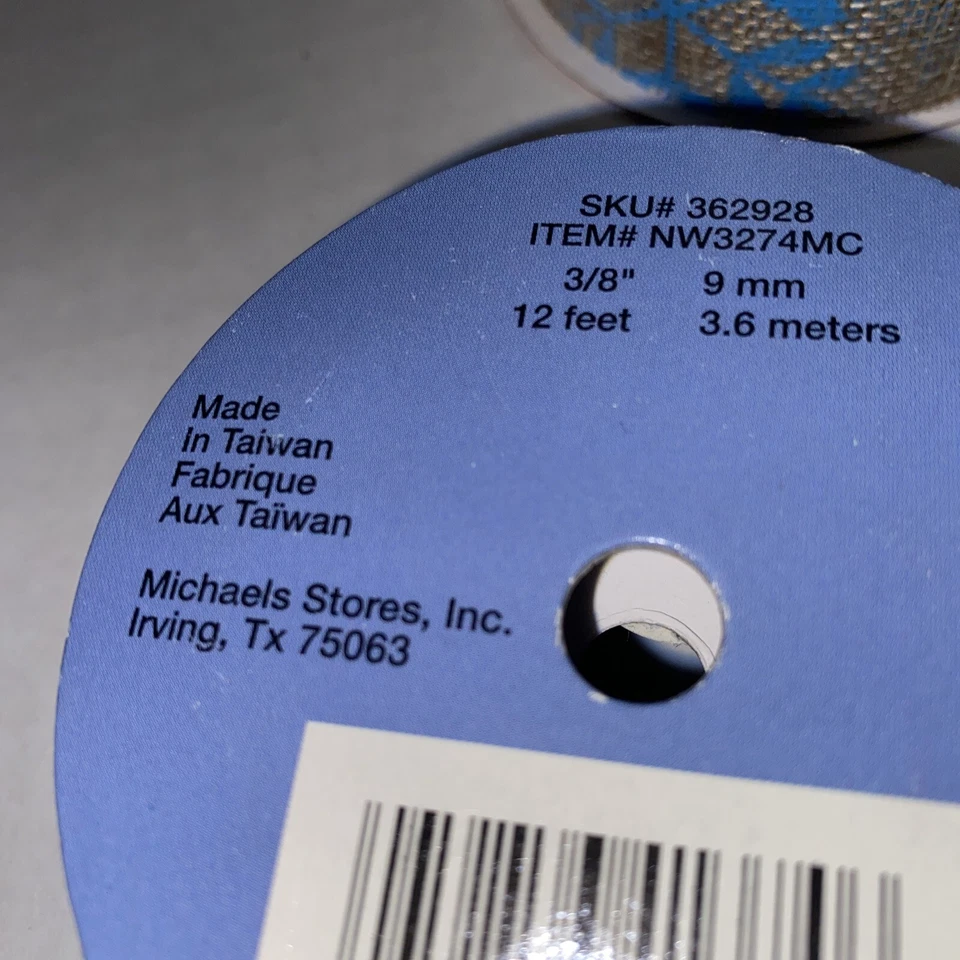 Lot Of 5 Rolls Vintage Assorted Offray/burlap/Ribbon Trim Border Multiple Colors - Image 4 of 4