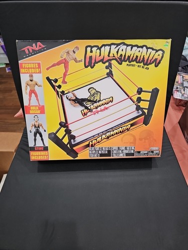 TNA Hulkamania Wrestling Ring mit Sting & Hogan Figuren enthalten - Bild 1 von 9