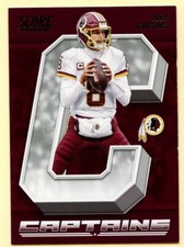 2018 Score Football Kirk Cousins Captains insert card #29 Washington Commanders