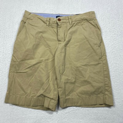 Tommy Hilfiger Shorts Mens 31 Chino Tan Brown Classic Fit