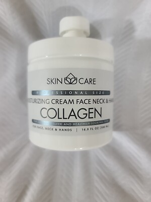Crystal Line Health & Beauty 16.9 Oz Skin Care Collagen Moisture Nourish Cream