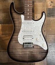 Suhr Standard Plus Trans Charcoal Burst Electric Guitar - Suhr Deluxe Gig Bag