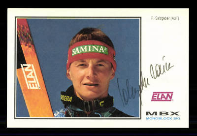 Rainer Salzgeber Autogrammkarte Original Signiert Ski Alpine +G 18904