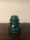 Vintage Aqua Blue Hemingray 42 Glass Electrical Insulator Glass — photo 1