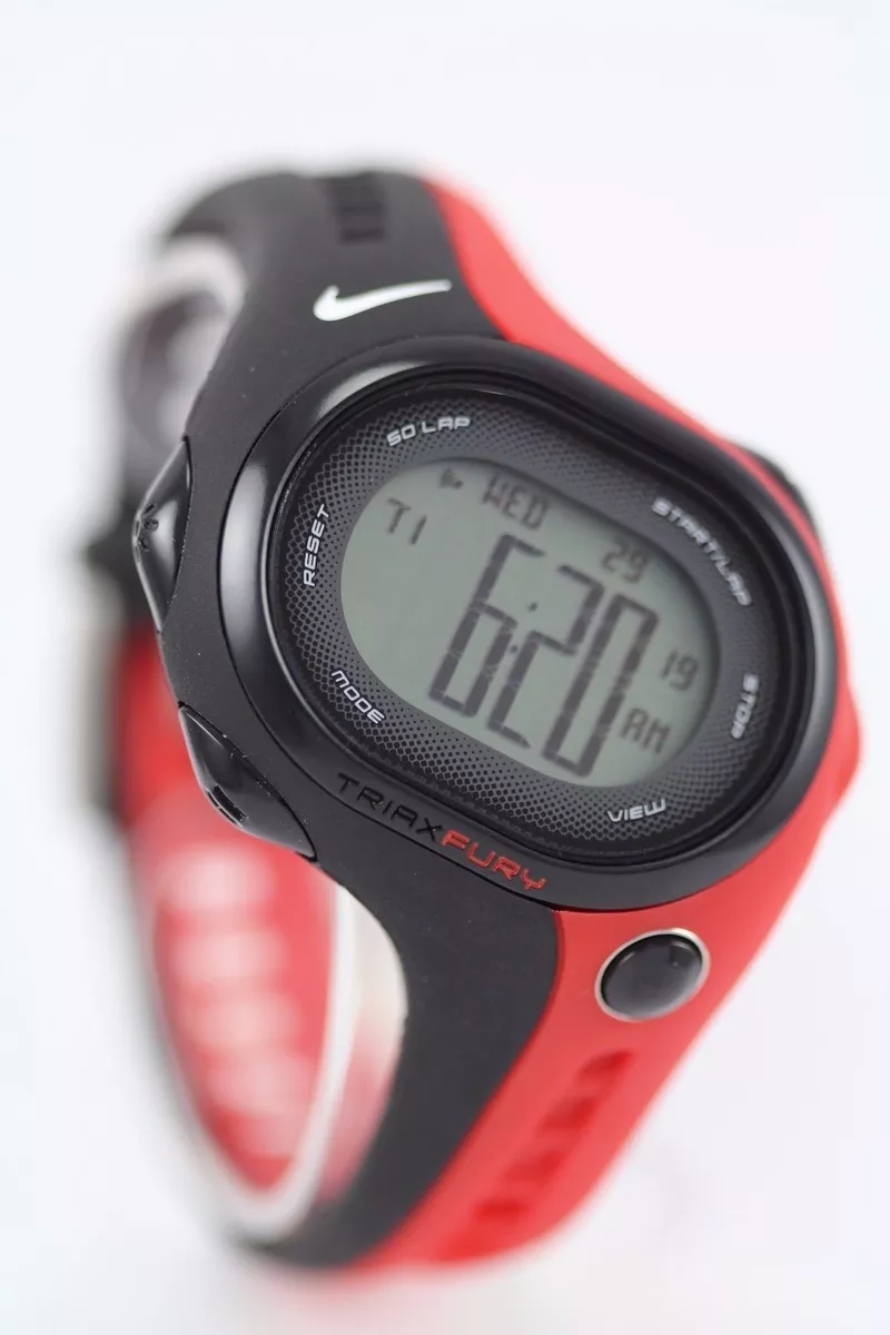 Red 2024 nike watch