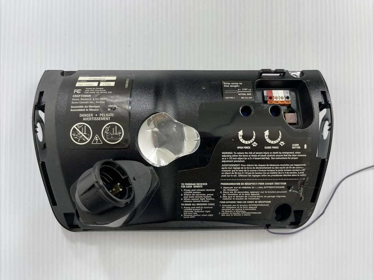 Craftsman Liftmaster 41AB150-2 Receiver Logic Circuit Board Purple