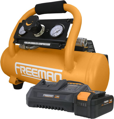 F20 20V Cordless 1-Gallon Air Compressor with 4.0Ah Battery & Charger | 1/3 HP, 