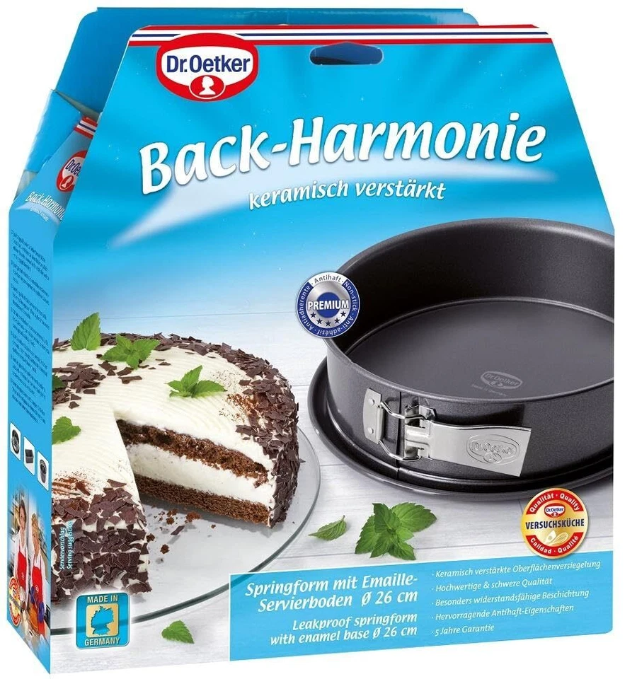 Springform Ø 26 cm auslaufsichere Kuchenform runde Backform aus Stahl mit ker... - Bild 3 von 3