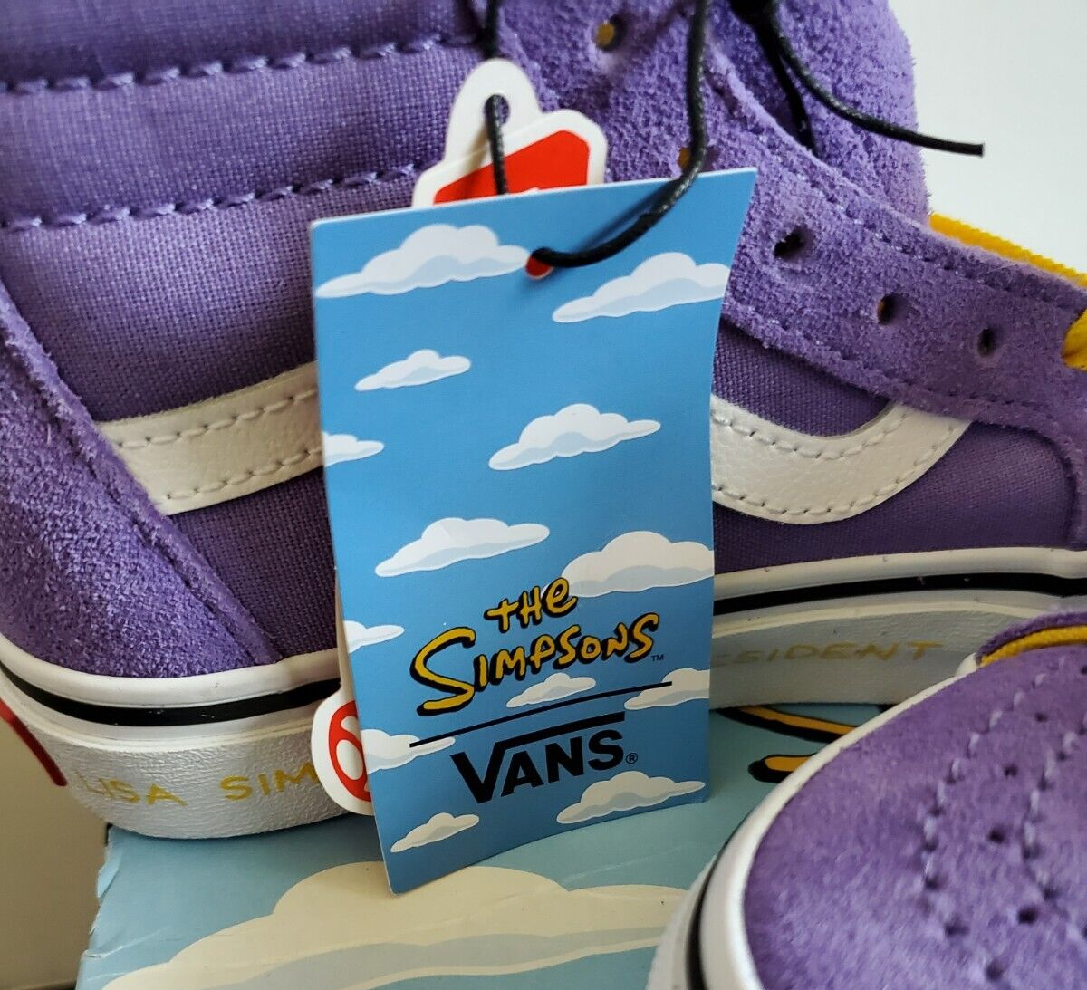 Rare HT Vans Collab Simpson Lisa Simpson For President Skate