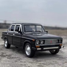 1/24 Scale Vintage Lada Model Car Diecast Metal Men Collection for Adults Blue