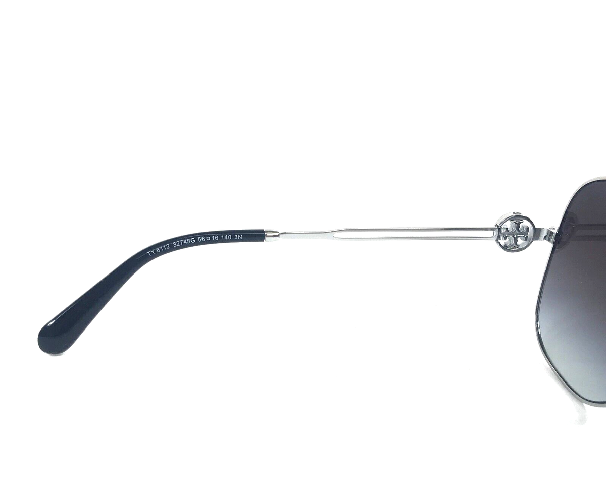Tory Burch Sunglasses TY6112 32748G Silver Round Frames w  display picture 3