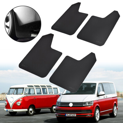 Schmutzfänger Schwarz Vorne +Hinten für VW T4 T5 TRANSPORTER Multivan Caravelle