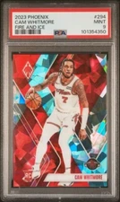 2023 Phoenix #294 Cam Whitmore Fire and Ice SSP RC /25 PSA 9 Rockets Rookie