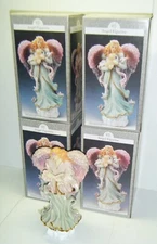 4 New Old Stock Vintage Artmark 10 in. Tall Angel Figurines
