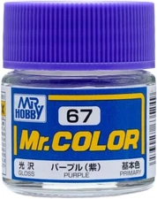 Mr. Hobby C67 Mr. Color Gloss Purple Lacquer Paint 10ml - US