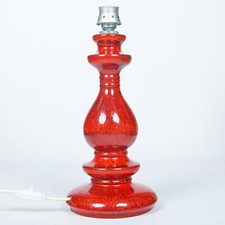 Hustadt Leuchten Neheim Keramik Lampenfuss Fuss E27 Vintage 70er 70s Pottery