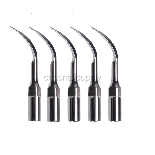 5 Dental Scaler Tips Compatible EMS Woodpecker Scaler Perio Scaling Tip