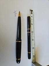 WATERMAN Fountain Pen: Black Plastic & Gold - New in Box