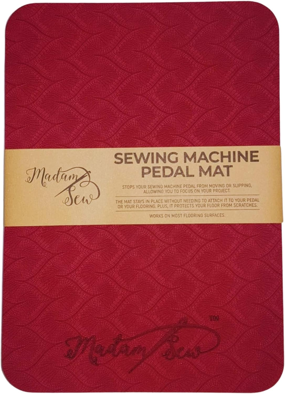 Non-Slip Sewing Machine Pedal Mat for Stable Stitching-image