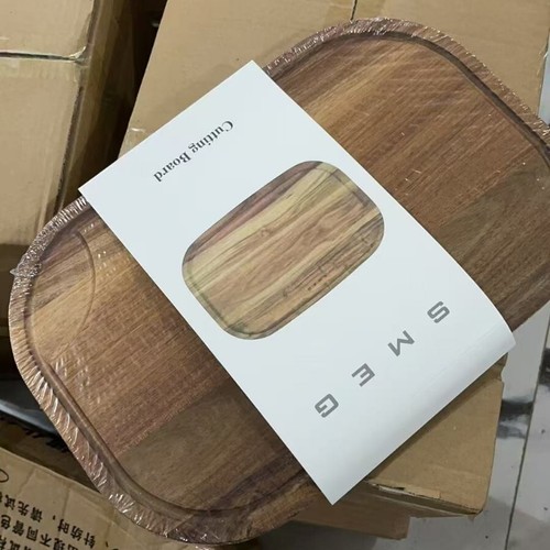 SMEG High-quality Acacia Wood Chopping Board Rectangular Kitchen Cutting Board - Picture 12 of 14