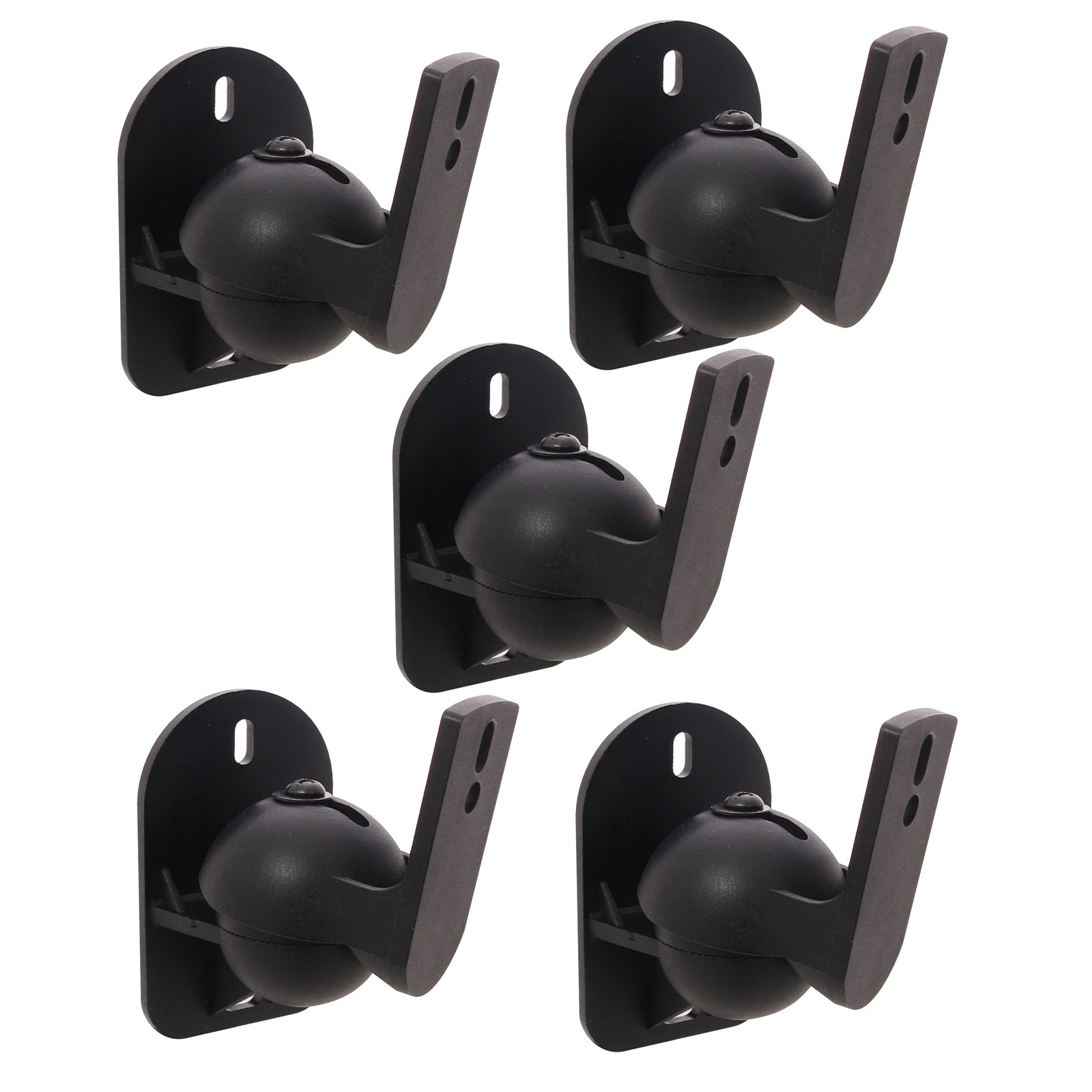 Speaker Brackets Wall Mount For Bose - Set Of 5 Black Bracke