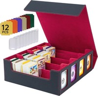 Tolesum Commander Deck Box FüR Mtg, Karten Aufbewahrungsbox FüR 2400 Karten