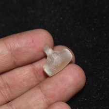 Genuine Ancient Tibetan Himalayan Agate Stone Dzi Bead Amulet in good Condition